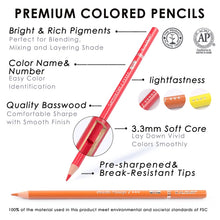 Load image into Gallery viewer, Kalour 240 Colors Color Lead Pencil Set Hand Painted Doodle Color Pencil Painting Pencil, 240 Colors Painting Pencil
