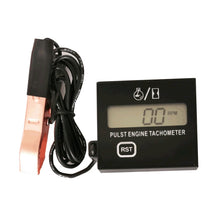 Load image into Gallery viewer, ZSB-03 Chain Saw Tachometer Gasoline Engine Lawn Mower High Tachometer Digital Display Induction Pulse Tachometer, Clip Version, Double Button Clip Version