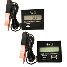 Load image into Gallery viewer, ZSB-03 Chain Saw Tachometer Gasoline Engine Lawn Mower High Tachometer Digital Display Induction Pulse Tachometer, Clip Version, Double Button Clip Version