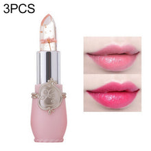 Load image into Gallery viewer, Transparent Changed Color Moisturizer Jelly Flower Long-lasting Lipbalm, light pink, rose red, deep red, yellow, light green, purple