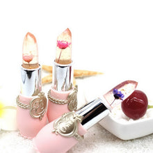 Load image into Gallery viewer, Transparent Changed Color Moisturizer Jelly Flower Long-lasting Lipbalm, light pink, rose red, deep red, yellow, light green, purple