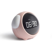 Load image into Gallery viewer, Cartoon Cmart Alarm Clock For Children Bedroom Bedside LED Lamp Charging Electronic Digital Clock, White (Foundation), Pink (Foundation), White (Expression Version), Pink (Expression Version)