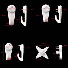 Load image into Gallery viewer, 30pcs Press-Free Hanging Nail Hook Strong Wall Invisible Staple Photo Frame Photo Wall Without Trace Nails, Specification:, Extra Large, Large, Medium, Card Slot
