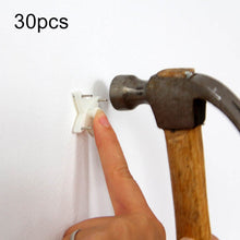 Load image into Gallery viewer, 30pcs Press-Free Hanging Nail Hook Strong Wall Invisible Staple Photo Frame Photo Wall Without Trace Nails, Specification:, Extra Large, Large, Medium, Card Slot