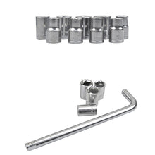 Load image into Gallery viewer, CY-0117 Sleeve Combination Tool Set Ratchet Repair Emergency Tricycle Auto Repair Multi-Function Set, 10 PCS / Set