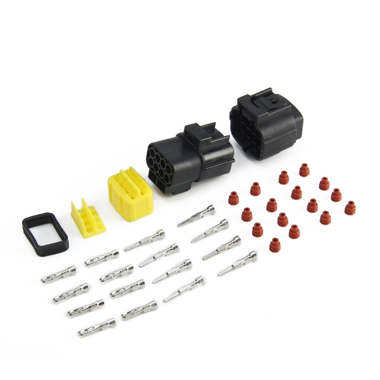 4 Sets  DJ70816Y 8 Holes Automobile Waterproof Plug Connector Automobile Plug-In Oil Pump Wiring Harness Generator Plug Set, Automobile Waterproof Plug Connector