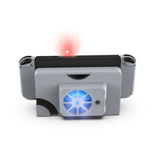 Load image into Gallery viewer, DOBE Host Base Cooling Fan With Blue Light For Switch OLED, White, Black