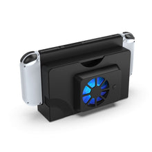 Load image into Gallery viewer, DOBE Host Base Cooling Fan With Blue Light For Switch OLED, White, Black