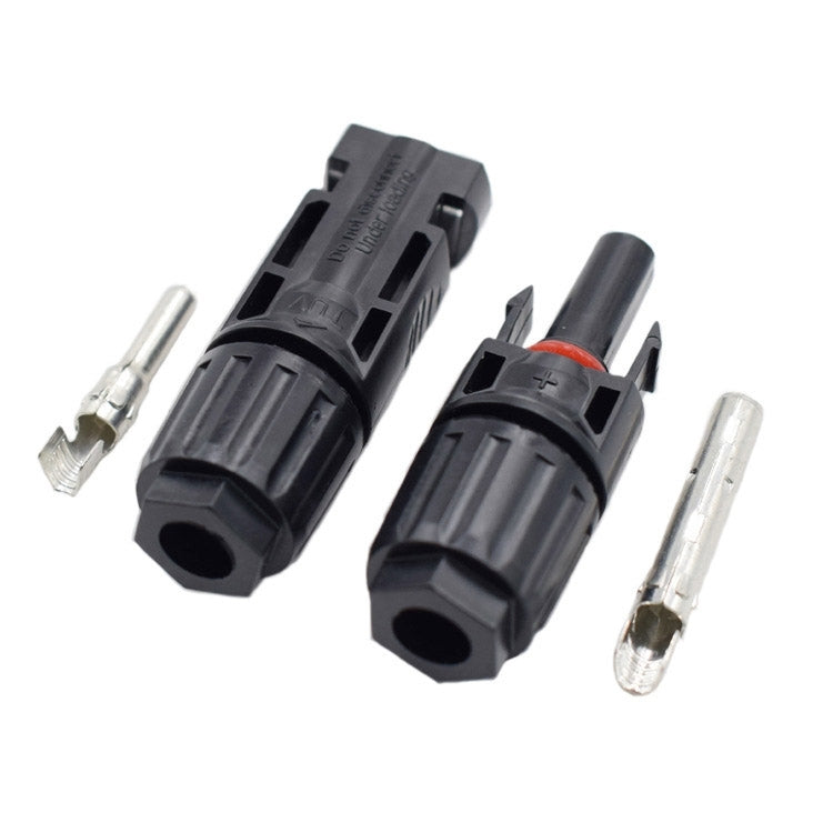 10 Sets MC4 Solar Photovoltaic Connector Waterproof Flame-Retardant Socket, MC4