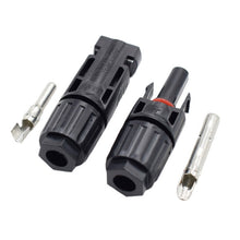 Load image into Gallery viewer, 10 Sets MC4 Solar Photovoltaic Connector Waterproof Flame-Retardant Socket, MC4