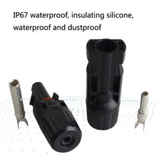 Load image into Gallery viewer, 10 Sets MC4 Solar Photovoltaic Connector Waterproof Flame-Retardant Socket, MC4