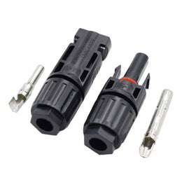 10 Sets MC4 Solar Photovoltaic Connector Waterproof Flame-Retardant Socket, MC4