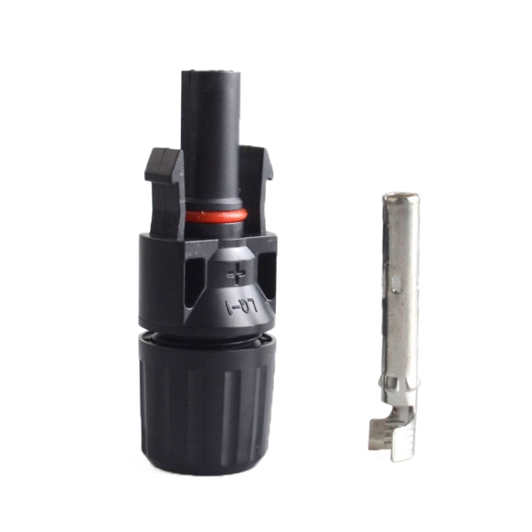 10 Sets MC4 Solar Photovoltaic Connector Waterproof Flame-Retardant Socket, MC4