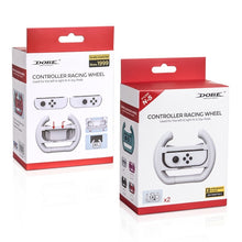 Load image into Gallery viewer, DOBE Left And Right Handle Steering Wheel For Switch OLED / Switch, Specification：, White（2PCS/Pack）, Black（2PCS/Pack）, Red + Blue（2PCS/Pack）