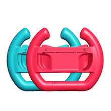 Load image into Gallery viewer, DOBE Left And Right Handle Steering Wheel For Switch OLED / Switch, Specification：, White（2PCS/Pack）, Black（2PCS/Pack）, Red + Blue（2PCS/Pack）