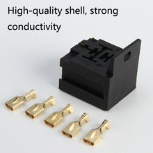 Load image into Gallery viewer, 20 Sets D2K5PS 5-pin Automotive Plastic Handle Relay Socket with Terminal, D2K5PS