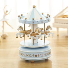 Load image into Gallery viewer, Sky City Carousel Clockwork Music Box Couples Birthday Gift