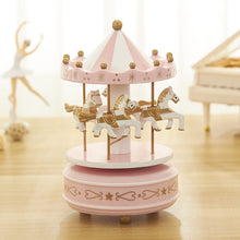 Load image into Gallery viewer, Sky City Carousel Clockwork Music Box Couples Birthday Gift