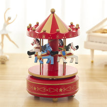 Load image into Gallery viewer, Sky City Carousel Clockwork Music Box Couples Birthday Gift