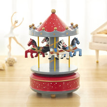 Load image into Gallery viewer, Sky City Carousel Clockwork Music Box Couples Birthday Gift