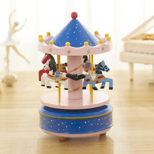 Load image into Gallery viewer, Sky City Carousel Clockwork Music Box Couples Birthday Gift