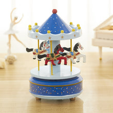 Load image into Gallery viewer, Sky City Carousel Clockwork Music Box Couples Birthday Gift