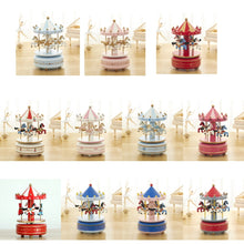 Load image into Gallery viewer, Sky City Carousel Clockwork Music Box Couples Birthday Gift