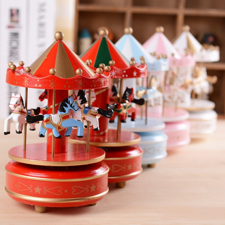 Sky City Carousel Clockwork Music Box Couples Birthday Gift