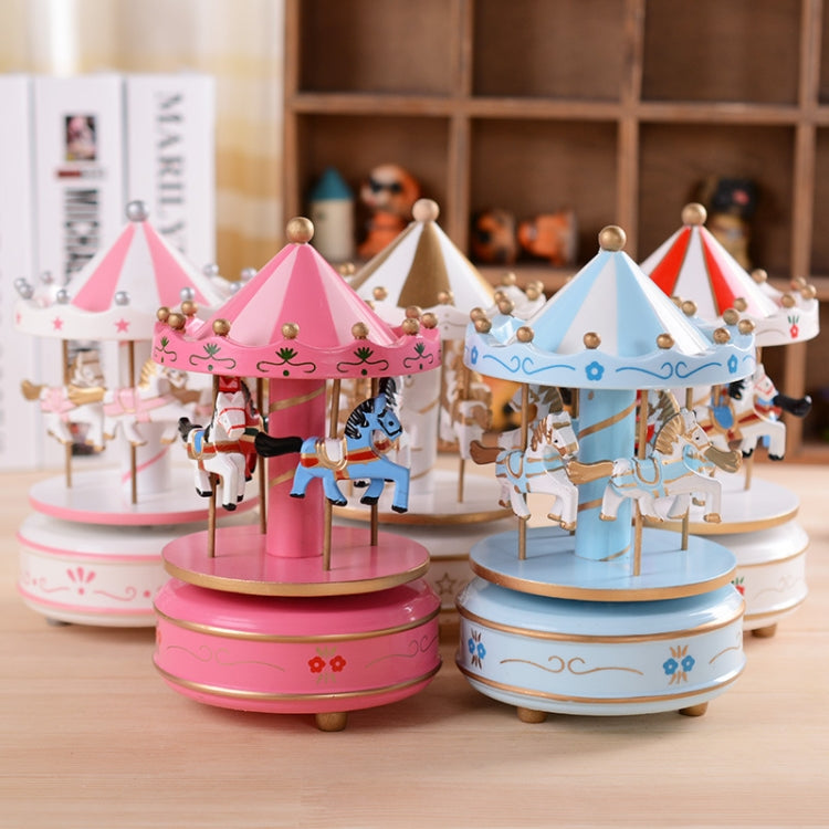 Sky City Carousel Clockwork Music Box Couples Birthday Gift