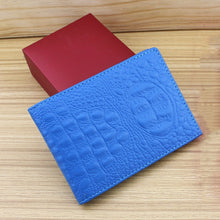 Load image into Gallery viewer, Crocodile Pattern Driver License Cover Universal Driver License Holder Card Slot ID Card Holder, Blue, Black, White, Orange, Red, Pink, Rose Red