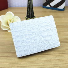 Load image into Gallery viewer, Crocodile Pattern Driver License Cover Universal Driver License Holder Card Slot ID Card Holder, Blue, Black, White, Orange, Red, Pink, Rose Red