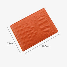 Load image into Gallery viewer, Crocodile Pattern Driver License Cover Universal Driver License Holder Card Slot ID Card Holder, Blue, Black, White, Orange, Red, Pink, Rose Red