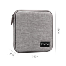Load image into Gallery viewer, Baona BN-F021 Car Home DVD CD Storage Bag Game CD Storage Bag For PS4, Grey, Black