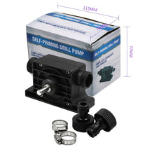 Load image into Gallery viewer, Portable Mini Water Pump Electric Drill Driven High Flow Oil Pump, Standard With Two Connectors, High Flow Oil Pump