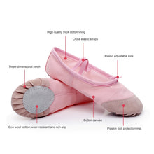 Load image into Gallery viewer, Flats Soft Ballet Shoes Latin Yoga Dance Sport Shoes for Children &amp; Adult, 32, 33, 34, 35, 36, 37, 38, 39, 40