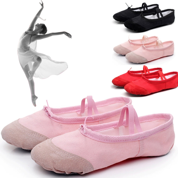Flats Soft Ballet Shoes Latin Yoga Dance Sport Shoes for Children & Adult, 32, 33, 34, 35, 36, 37, 38, 39, 40