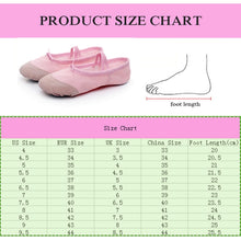 Load image into Gallery viewer, Flats Soft Ballet Shoes Latin Yoga Dance Sport Shoes for Children &amp; Adult, 32, 33, 34, 35, 36, 37, 38, 39, 40
