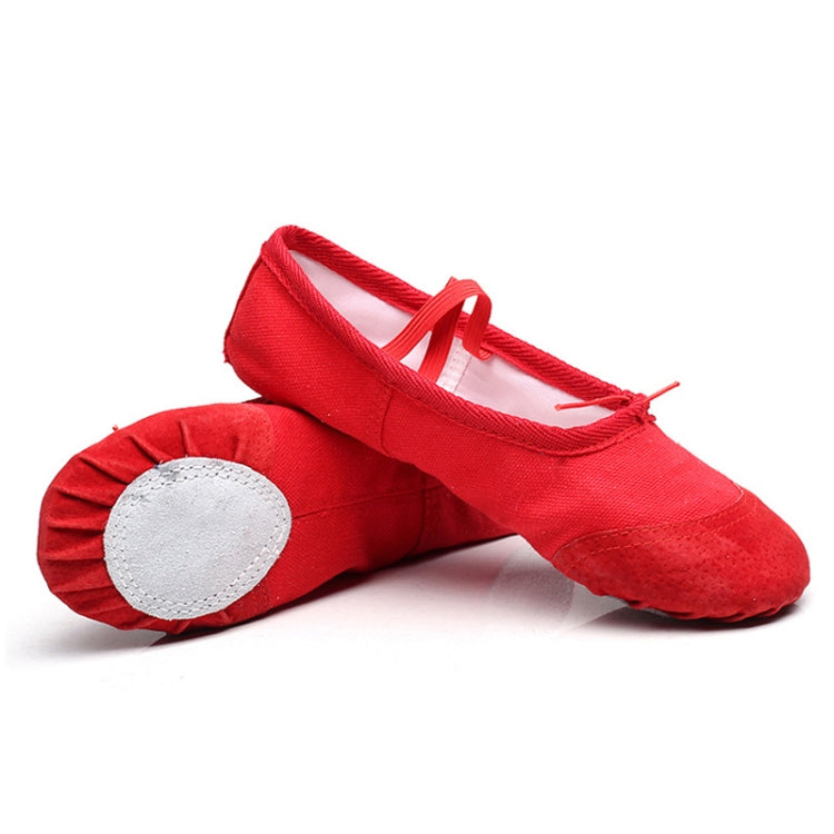 Flats Soft Ballet Shoes Latin Yoga Dance Sport Shoes for Children & Adult, 32, 33, 34, 35, 36, 37, 38, 39, 40
