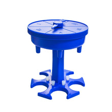 Load image into Gallery viewer, 6 Cups Wine Dispenser Automatic Diversion Wine Pourer With Game Turntable, Style:, Round Pink with Transparent Cup, Round Pink with Color Cup, Round Blue with Transparent Cup, Round Blue with Color Cup, Round Gray with Transparent Cup                  ...