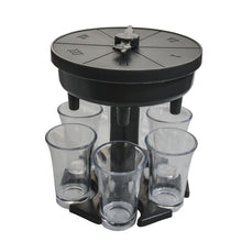 Load image into Gallery viewer, 6 Cups Wine Dispenser Automatic Diversion Wine Pourer With Game Turntable, Style:, Round Pink with Transparent Cup, Round Pink with Color Cup, Round Blue with Transparent Cup, Round Blue with Color Cup, Round Gray with Transparent Cup                  ...