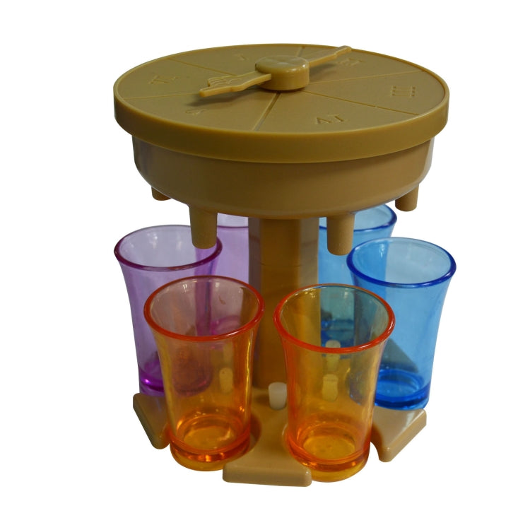 6 Cups Wine Dispenser Automatic Diversion Wine Pourer With Game Turntable, Style:, Round Pink with Transparent Cup, Round Pink with Color Cup, Round Blue with Transparent Cup, Round Blue with Color Cup, Round Gray with Transparent Cup                  ...