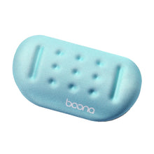 Load image into Gallery viewer, Baona Silicone Memory Cotton Wrist Pad Massage Hole Keyboard Mouse Pad, Style:, Mouse Pad (Blue), Mouse Pad (Gray), Mouse Pad (Black), Mouse Pad (Pink), Medium Keyboard Rest (Blue), Medium Keyboard Rest (Gray), Medium Keyboard Rest (Black)             ...