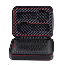 Load image into Gallery viewer, PU Leather Full Carbon Fiber Zipper Watch Bag Watch Storage Display Box, Style:, 02 Watch Position, 04 Watch Position, 08 Watch Position Carbon Fiber