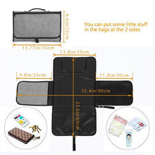 Load image into Gallery viewer, Portable Baby Changing Mat Multifunctional Baby Changing Table Waterproof Bag