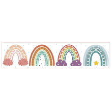 Load image into Gallery viewer, CM2107018 Border Sticker Blackboard Rainbow Sticker Bohemian Sticker, 20mx7.6cm