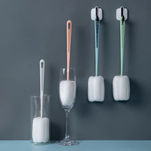 Load image into Gallery viewer, Baby Bottle Vacuum Cup Sponge Long Handle Brush Household Cleaning Brush