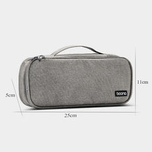 Load image into Gallery viewer, Baona BN-B002 Laptop Power Cable Digital Storage Bag Charger Accessories Storage Bag, Gray, Black