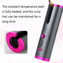 Load image into Gallery viewer, Portable USB Charging Wireless Curler Lazy Automatic Curling Rod, Patented Gray, Patented Golden, Patented Green, Patented Pink, Patented White