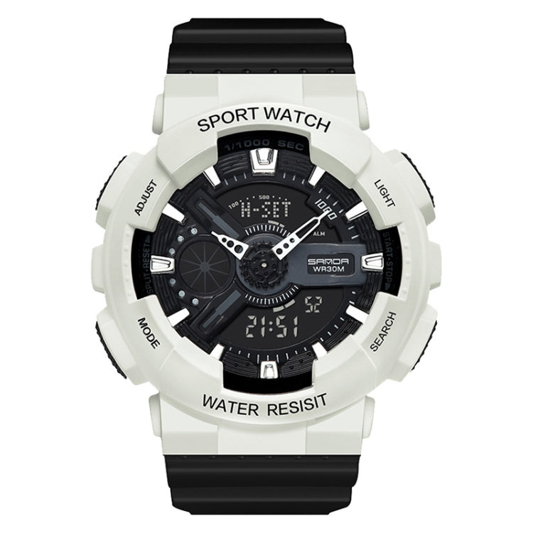 SANDA Outdoor Leisure Waterproof Multifunctional Luminous Electronic Watch