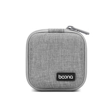 Load image into Gallery viewer, 2 PCS Baona BN-F001 Headset Oxford EVA Storage Box Data Cable Charger Organizing Box, Gray, Black